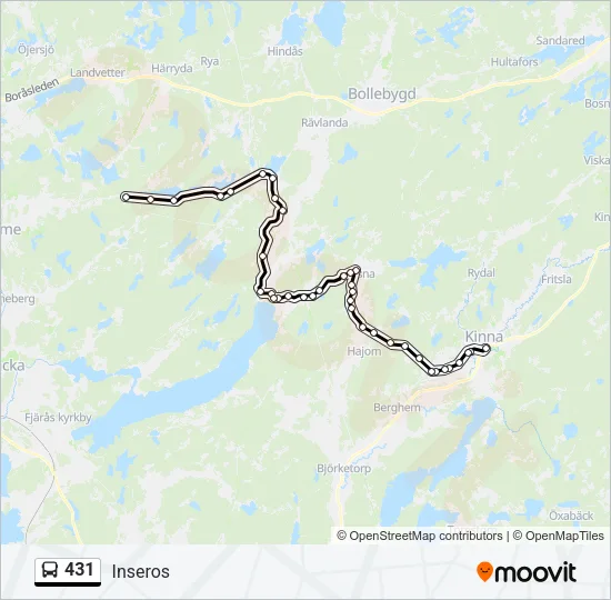 431  Line Map