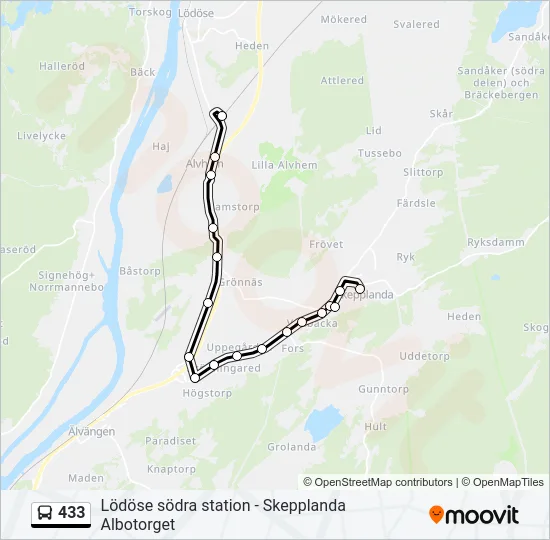433  Line Map