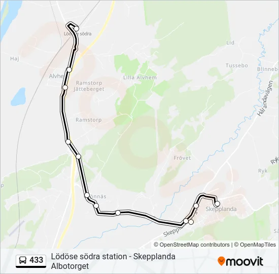 433  Line Map