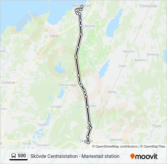 500  Line Map