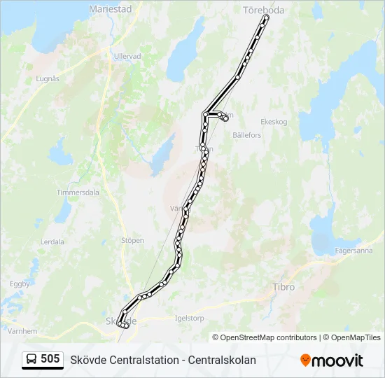 505  Line Map