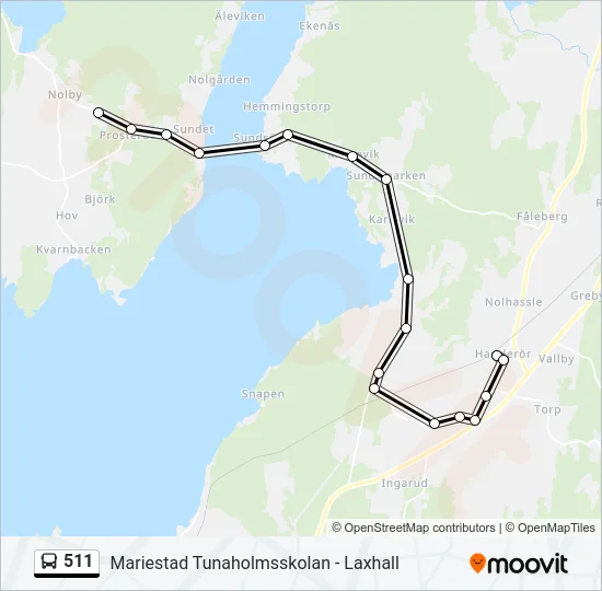 511  Line Map