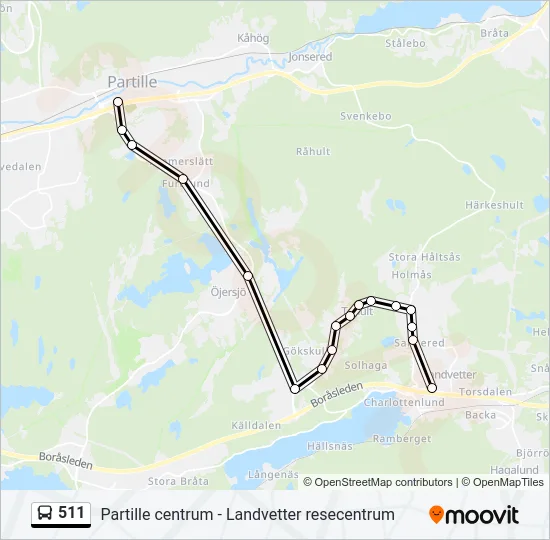 511  Line Map