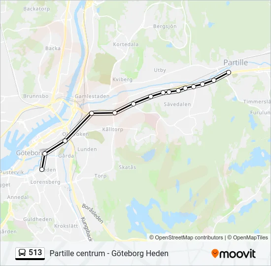 513  Line Map