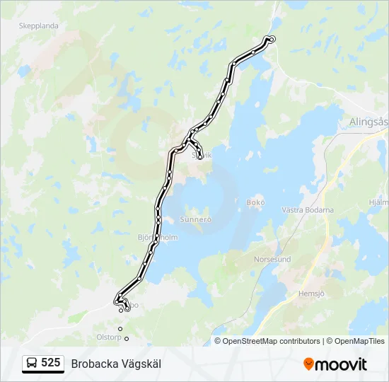 525  Line Map