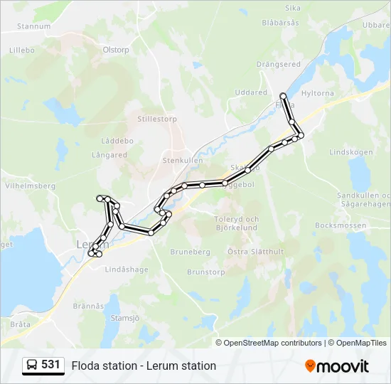 531  Line Map