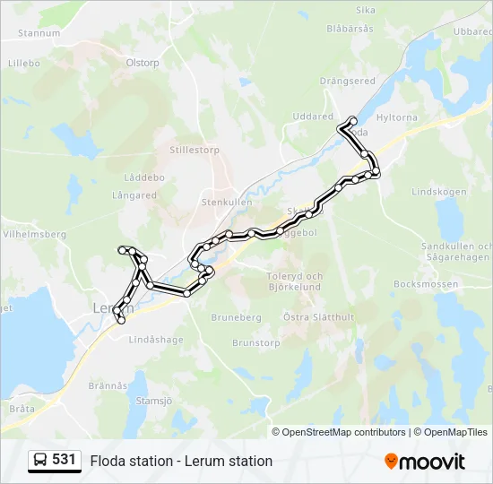 531  Line Map