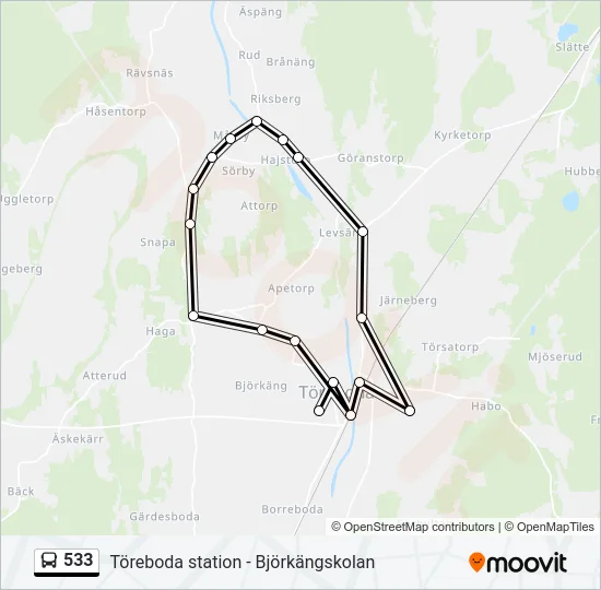 533  Line Map