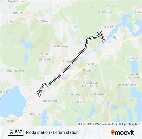 537  Line Map