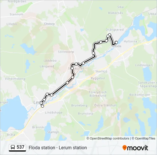537  Line Map