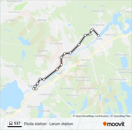 537  Line Map
