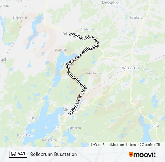 541  Line Map