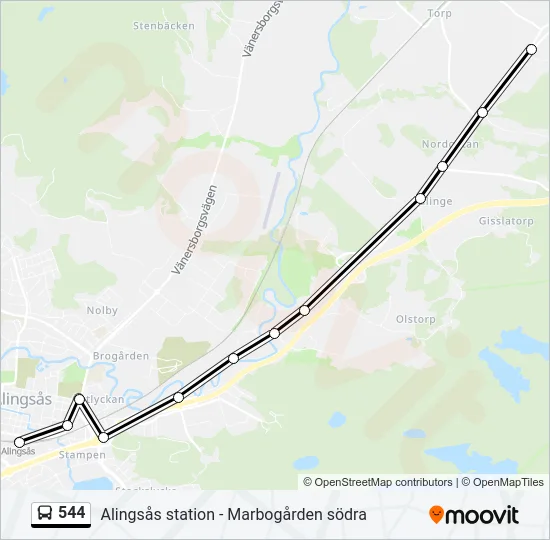 544  Line Map