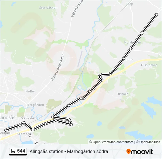 544  Line Map