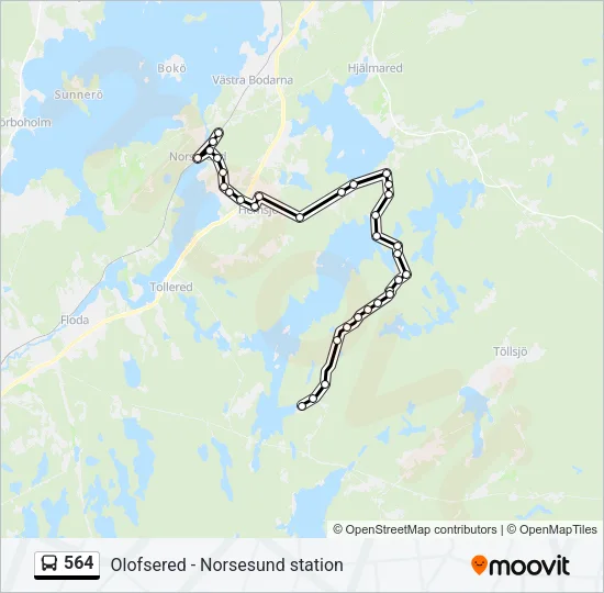 564  Line Map