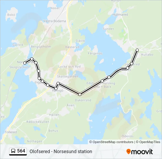 564  Line Map