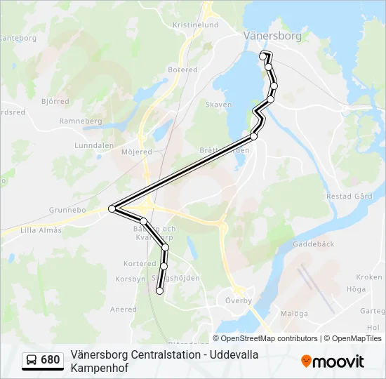 680  Line Map