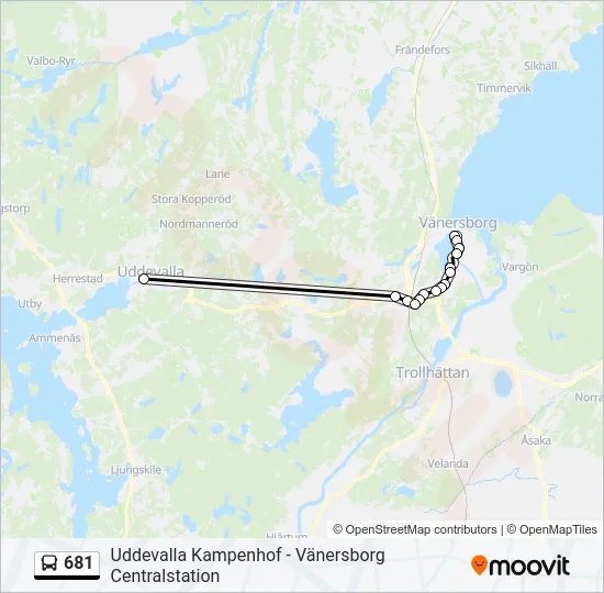 681  Line Map