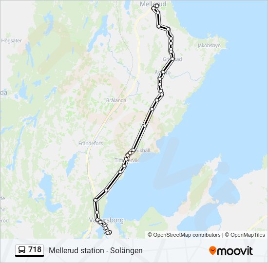 718 Route Schedules, Stops & Maps Solängen (Updated)