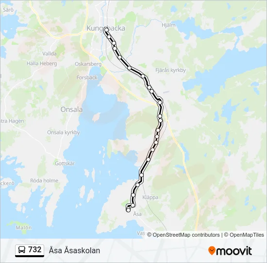 732  Line Map