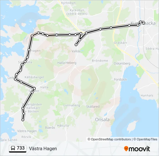 733  Line Map