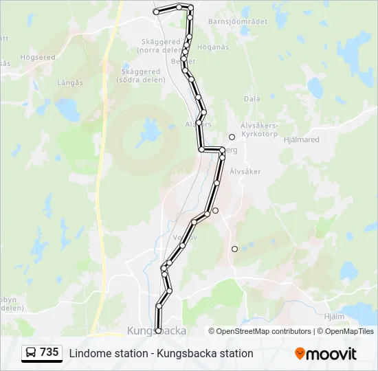 735  Line Map