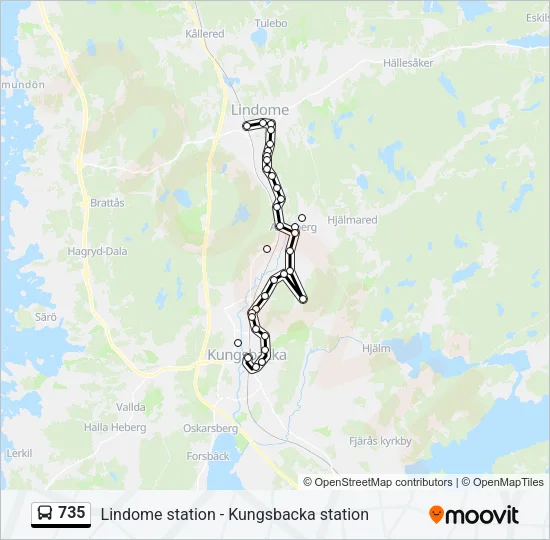735  Line Map