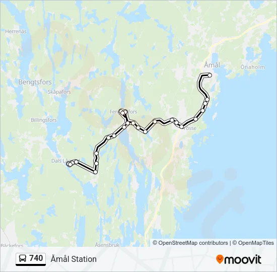 740  Line Map
