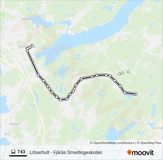 743  Line Map