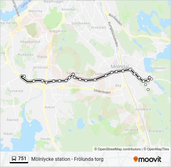 751  Line Map