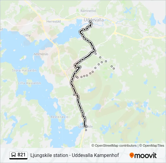 821  Line Map
