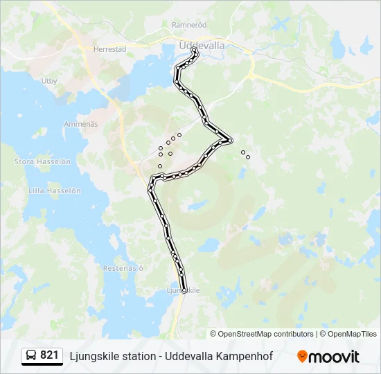 821  Line Map