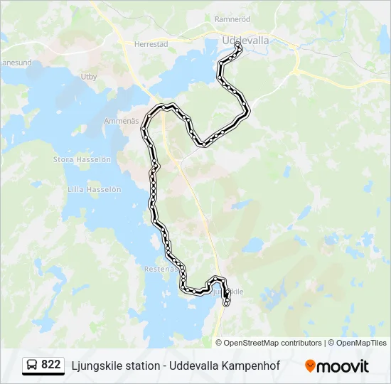 822  Line Map