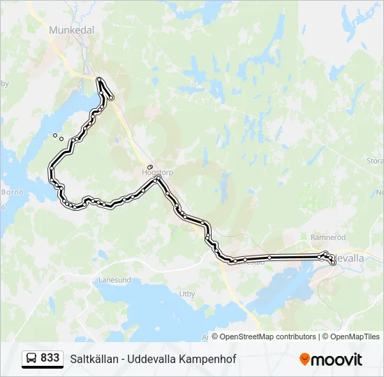 833  Line Map