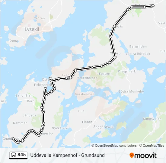 845  Line Map