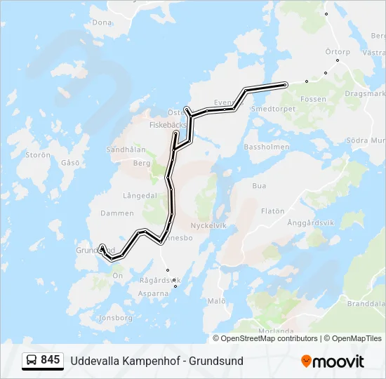 845  Line Map