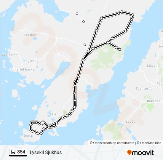 854  Line Map