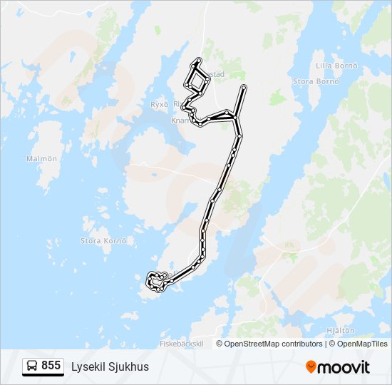 855 Route: Schedules, Stops & Maps - Lysekil Sjukhus (Updated)