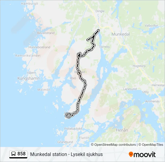 858  Line Map