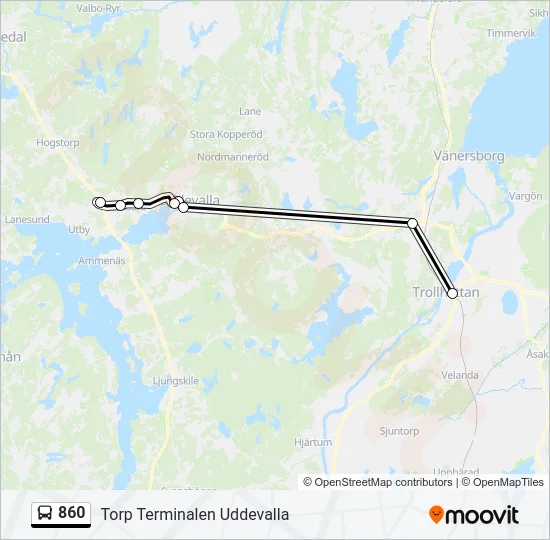 860  Line Map