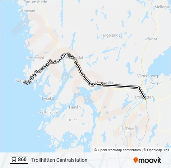 860  Line Map