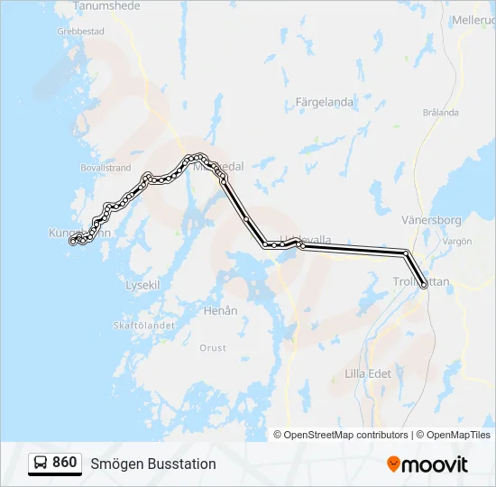860  Line Map