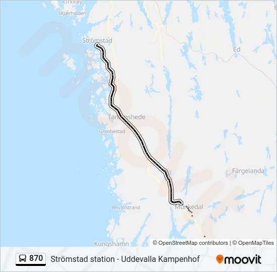 870  Line Map