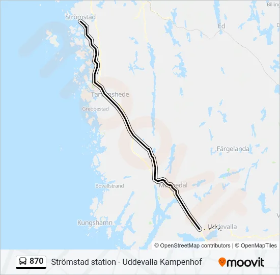 870  Line Map