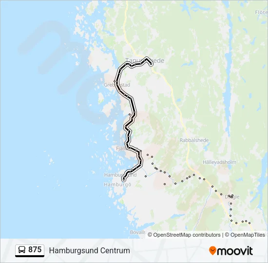 875  Line Map
