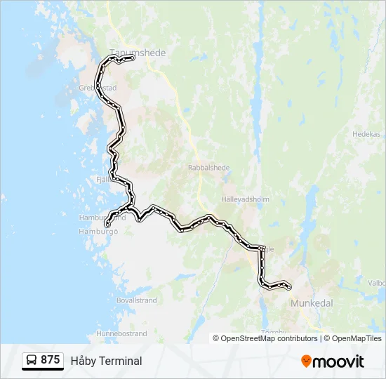 875  Line Map