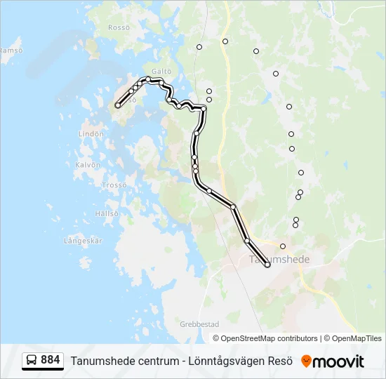 884  Line Map