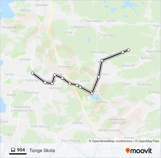 904  Line Map