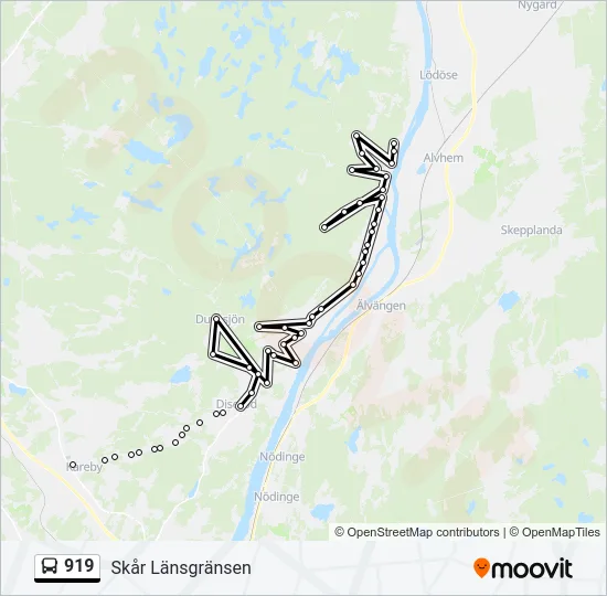 919  Line Map