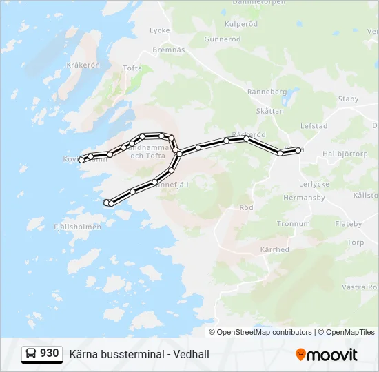 930  Line Map